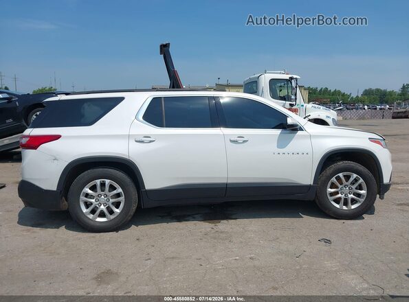 1GNEVGKW1MJ110497 2021 CHEVROLET TRAVERSE Белый Вид задней части салона