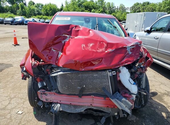 1GNEVGKW1MJ168948 2021 CHEVROLET TRAVERSE Red Front view
