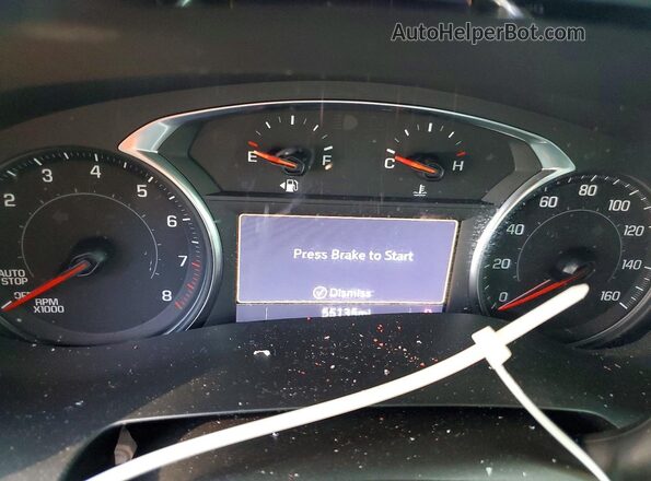 1GNEVGKW1MJ168948 2021 CHEVROLET TRAVERSE Red Instrument cluster view