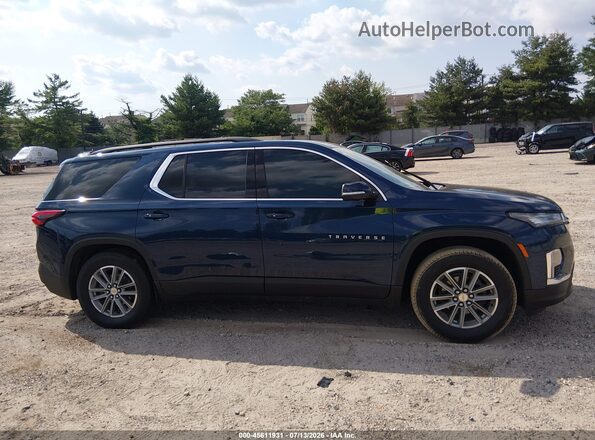 1GNEVGKW1NJ149060 2022 CHEVROLET TRAVERSE Dark Blue Rear interior view