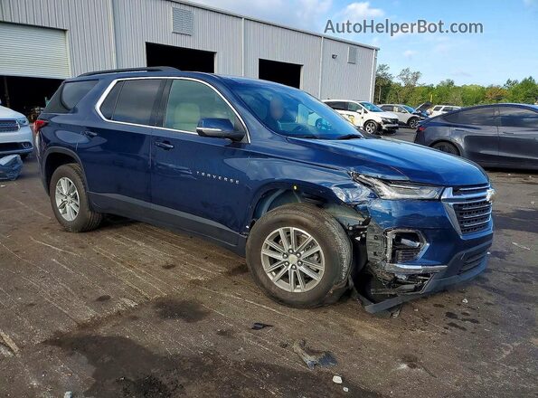 1GNEVGKW1PJ302295 2023 CHEVROLET TRAVERSE Blue Передня права чверть