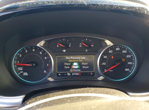 1GNEVGKW1PJ302295 2023 CHEVROLET TRAVERSE Blue Вид щитка приладів