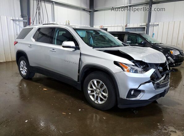 1GNEVGKW2JJ112903 2018 CHEVROLET TRAVERSE Серебряный Передняя правая четверть