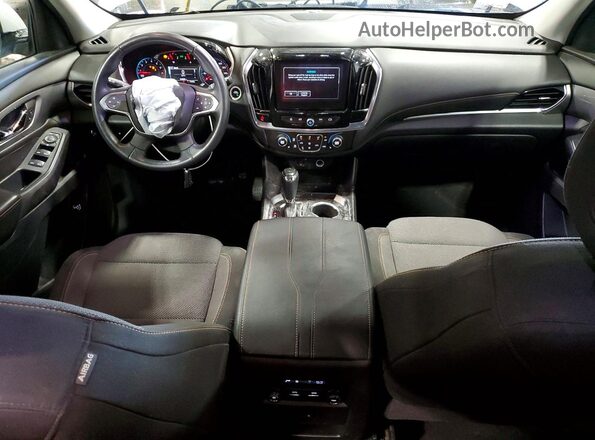 1GNEVGKW2JJ112903 2018 CHEVROLET TRAVERSE Серебряный Вид панели приборов