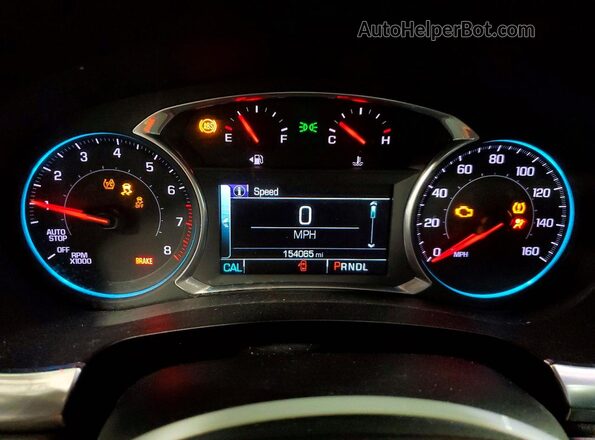 1GNEVGKW2JJ112903 2018 CHEVROLET TRAVERSE Серебряный Вид щитка приборов