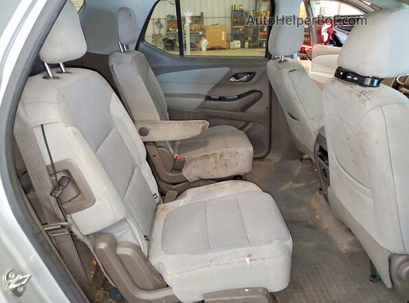 1GNEVGKW2JJ128499 2018 CHEVROLET TRAVERSE Silver Vista interior trasera