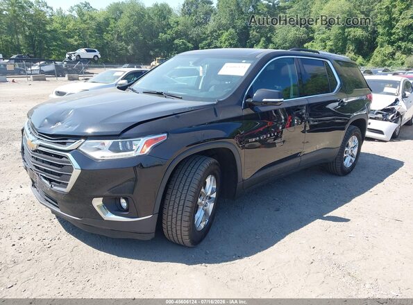 1GNEVGKW2JJ207154 2018 CHEVROLET TRAVERSE Black წინა მარცხენა ხედი სამი მეოთხედიდან