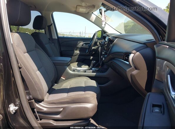 1GNEVGKW2JJ207154 2018 CHEVROLET TRAVERSE Black წინა სალონის ხედი