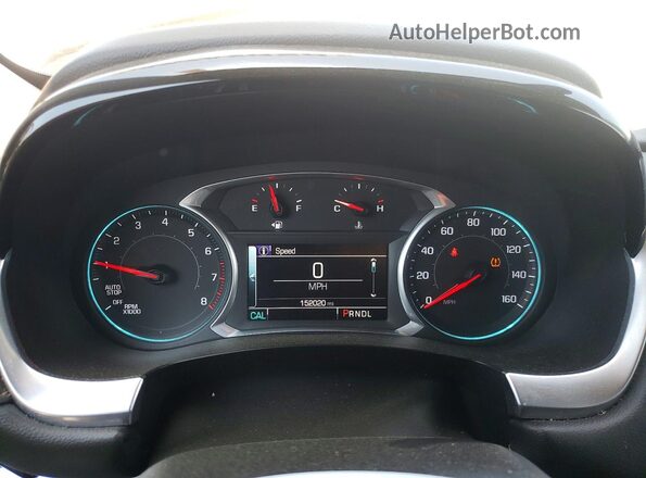 1GNEVGKW2JJ223368 2018 CHEVROLET TRAVERSE Gray ხელსაწყოთა პანელის ხედი