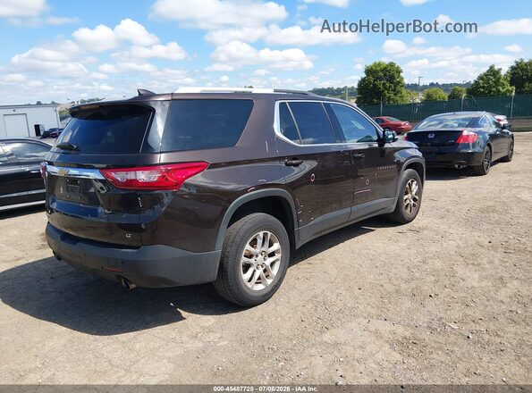 1GNEVGKW2JJ285627 2018 CHEVROLET TRAVERSE Burgundy Հետևի աջ