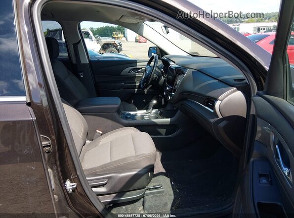 1GNEVGKW2JJ285627 2018 CHEVROLET TRAVERSE Burgundy Սալոնի դիմացի տեսք