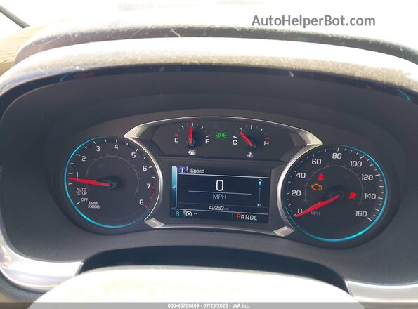 1GNEVGKW2KJ153811 2019 CHEVROLET TRAVERSE White უკანა სავარძლების ხედი