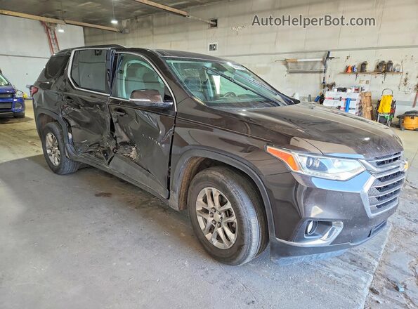 1GNEVGKW2KJ177705 2019 CHEVROLET TRAVERSE Burgundy Передня права чверть