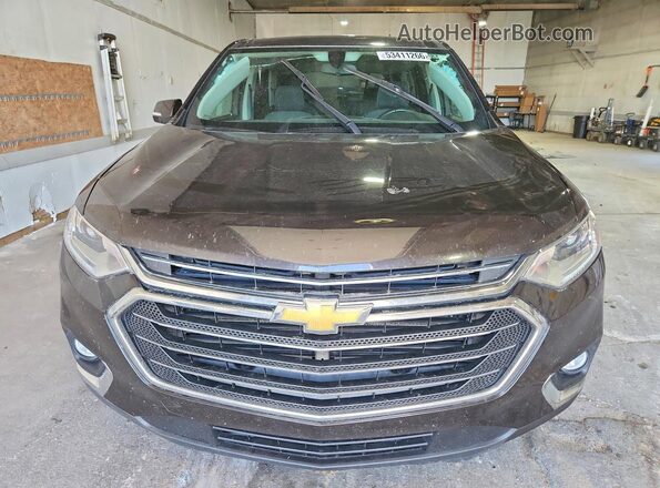 1GNEVGKW2KJ177705 2019 CHEVROLET TRAVERSE Burgundy Вид спереду
