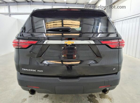 1GNEVGKW2NJ142053 2022 CHEVROLET TRAVERSE Black Rear view