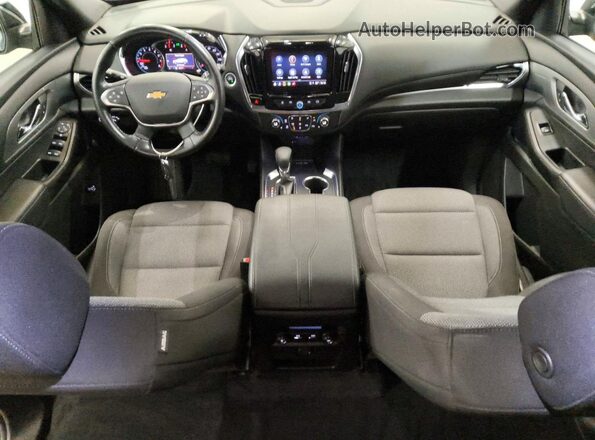 1GNEVGKW2NJ142053 2022 CHEVROLET TRAVERSE Black Dashboard view