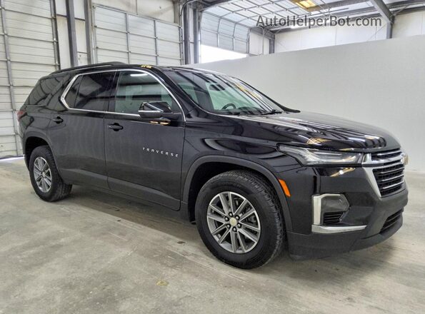 1GNEVGKW2NJ142053 2022 CHEVROLET TRAVERSE Black Front right