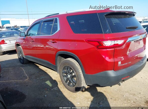 1GNEVGKW3JJ111873 2018 CHEVROLET TRAVERSE Red Trasero izquierdo