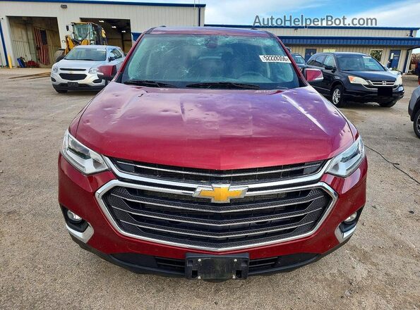 1GNEVGKW3MJ188666 2021 CHEVROLET TRAVERSE Red Vista frontal