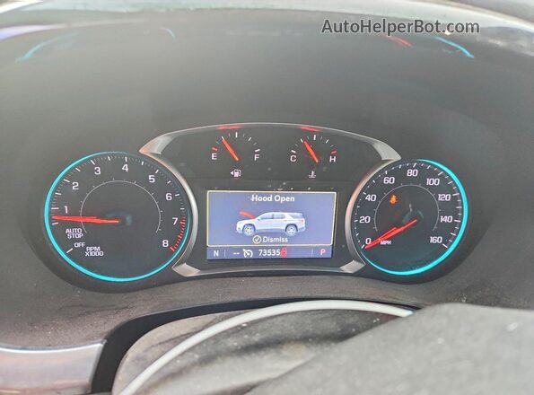 1GNEVGKW3MJ188666 2021 CHEVROLET TRAVERSE Red Vista del cuadro de instrumentos