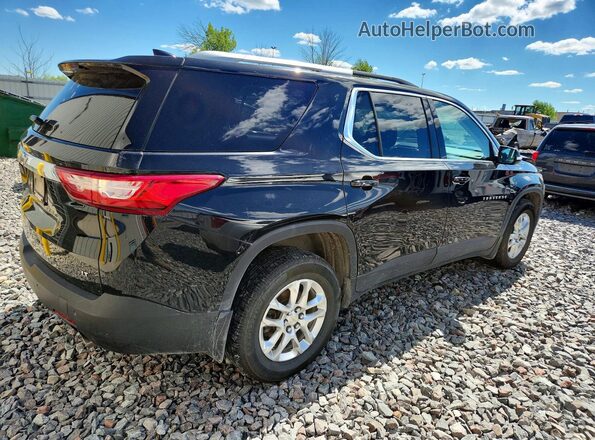 1GNEVGKW4JJ204238 2018 CHEVROLET TRAVERSE Black Trasero derecho
