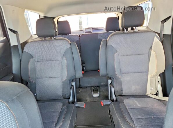 1GNEVGKW4JJ204238 2018 CHEVROLET TRAVERSE Black Vista de los asientos traseros