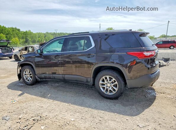 1GNEVGKW4JJ259501 2018 CHEVROLET TRAVERSE Brown Trasero izquierdo