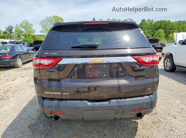 1GNEVGKW4JJ259501 2018 CHEVROLET TRAVERSE Brown Vista trasera