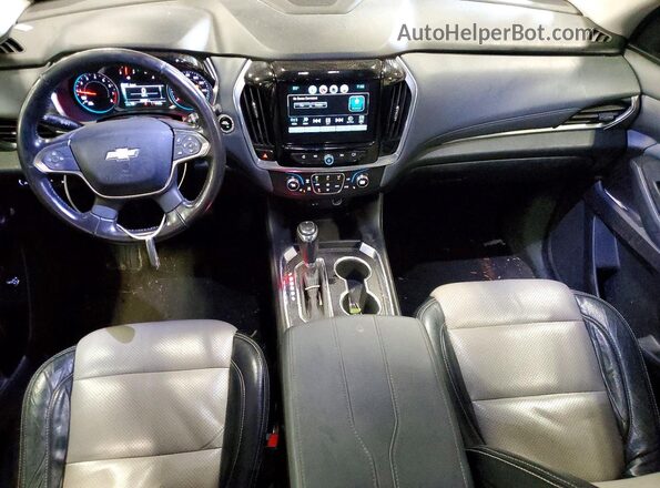 1GNEVGKW4KJ304924 2019 CHEVROLET TRAVERSE Gray Widok deski rozdzielczej