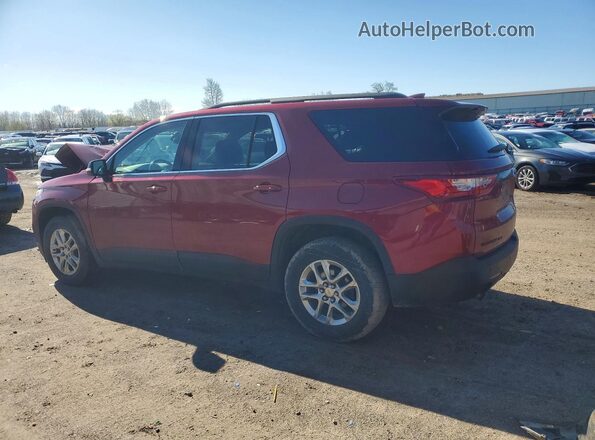 1GNEVGKW4MJ100336 2021 CHEVROLET TRAVERSE Темно-бордовый Задняя левая четверть
