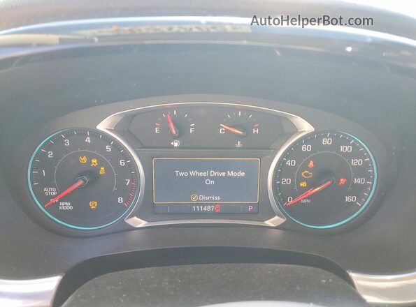 1GNEVGKW4MJ100336 2021 CHEVROLET TRAVERSE Темно-бордовый Вид щитка приборов