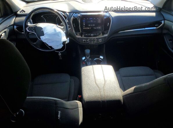 1GNEVGKW4MJ100336 2021 CHEVROLET TRAVERSE Темно-бордовый Вид панели приборов