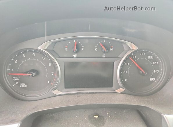 1GNEVGKW5KJ127722 2019 CHEVROLET TRAVERSE Gray Widok zestawu wskaźników