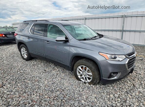 1GNEVGKW5KJ127722 2019 CHEVROLET TRAVERSE Gray Przód prawy