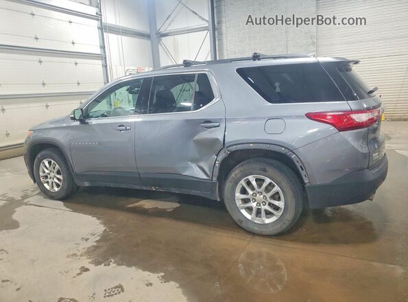 1GNEVGKW5KJ153401 2019 CHEVROLET TRAVERSE Gray უკანა მარცხენა