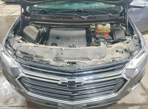 1GNEVGKW5KJ153401 2019 CHEVROLET TRAVERSE Gray უკანა სალონის ხედი