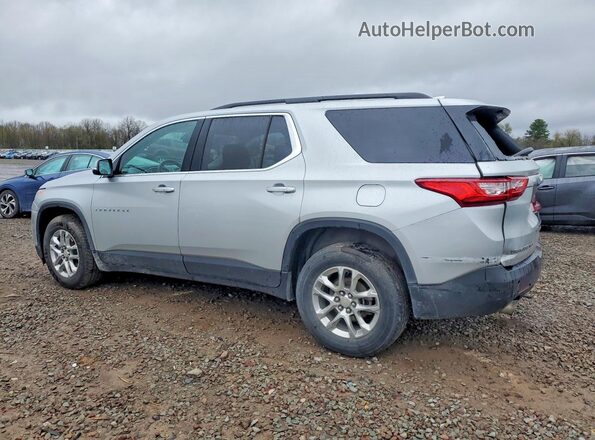 1GNEVGKW5MJ148489 2021 CHEVROLET TRAVERSE Silver Trasero izquierdo
