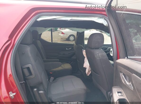 1GNEVGKW5NJ139132 2022 CHEVROLET TRAVERSE Red VIN sticker view