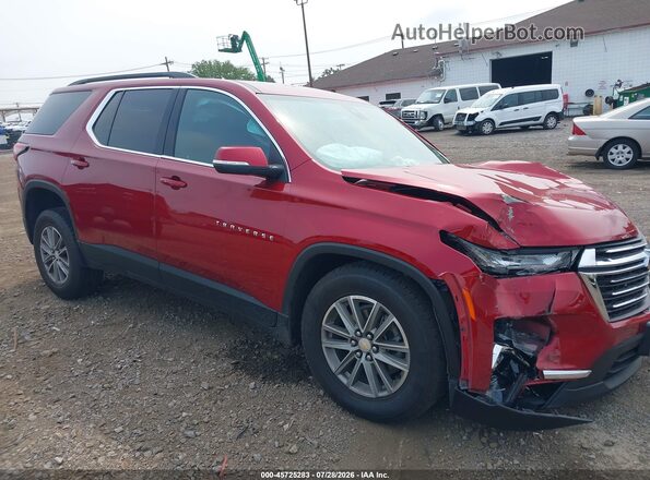 1GNEVGKW5NJ139132 2022 CHEVROLET TRAVERSE Red 
