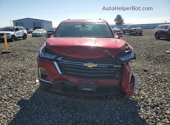 1GNEVGKW5PJ340368 2023 CHEVROLET TRAVERSE Красный Вид спереди