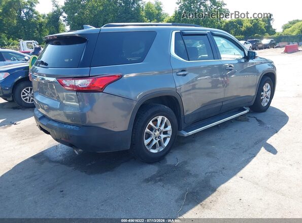 1GNEVGKW6KJ281386 2019 CHEVROLET TRAVERSE Gray Հետևի աջ