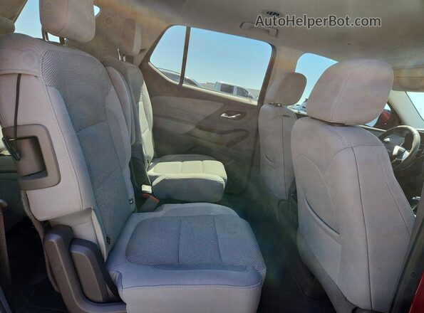 1GNEVGKW7JJ223611 2018 CHEVROLET TRAVERSE Red Vista interior trasera