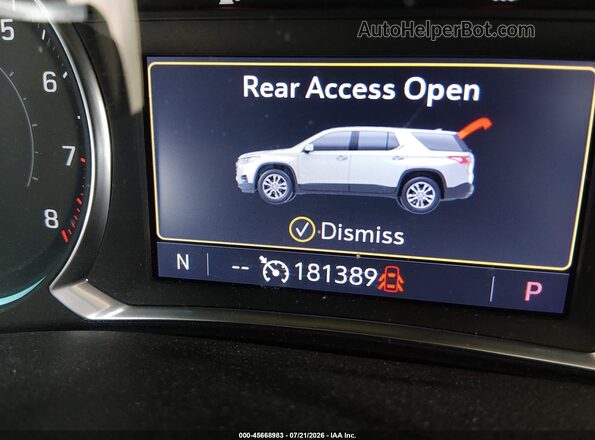 1GNEVGKW7LJ261360 2020 CHEVROLET TRAVERSE White 