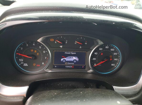 1GNEVGKW7LJ264162 2020 CHEVROLET TRAVERSE Gray Սարքավորումների վահանակի տեսք