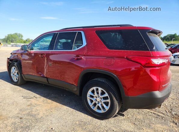 1GNEVGKW7MJ234659 2021 CHEVROLET TRAVERSE Красный Задняя левая четверть