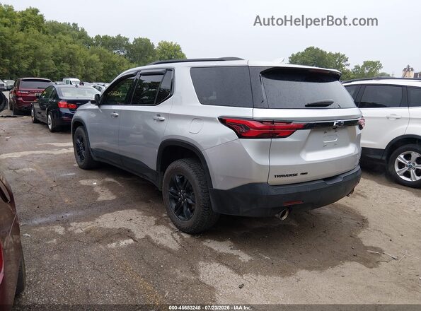 1GNEVGKW7NJ153369 2022 CHEVROLET TRAVERSE Silver Rear left