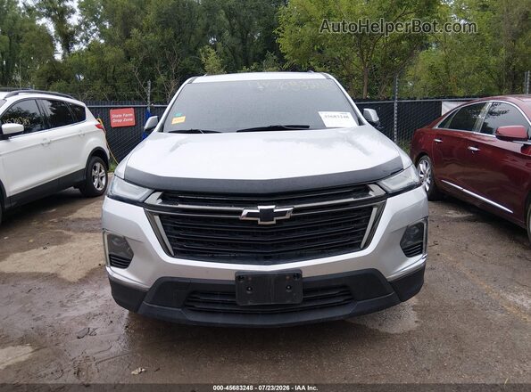 1GNEVGKW7NJ153369 2022 CHEVROLET TRAVERSE Silver Instrument cluster view