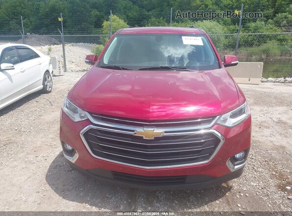 1GNEVGKW8JJ116325 2018 CHEVROLET TRAVERSE Красный Вид щитка приборов