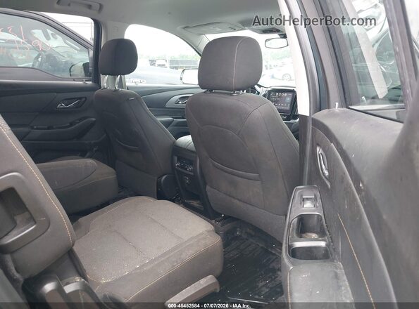 1GNEVGKW8KJ253038 2019 CHEVROLET TRAVERSE Gray Widok naklejki z numerem VIN