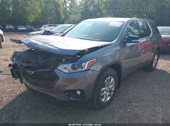 1GNEVGKW8MJ126860 2021 CHEVROLET TRAVERSE Silver წინა მარცხენა ხედი სამი მეოთხედიდან